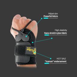 Luvas cricas ferramenta de trem integrado treinador de pulso corretor pulseira luva piscina carom snooker prática acessórios de bilhar - Image 3