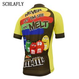 Mm camisa de ciclismo manga curta verão bicicleta wear jérsei estrada roupas da bicicleta schlaply - Image 2