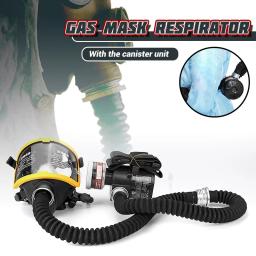Máscara De Gás De Rosto Completo Alimentado De Ar Elétrico, Sistema De Respirador, Suprimentos De Segurança De Trabalho, Fluxo Constante, Proteção - Image 3