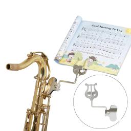 Trombone trombone folha clipe de música de aço inoxidável trompetista lira folha musicclamp-no suporte - Image 4
