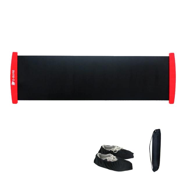 Slide Board de 1,8m: Conjunto Portátil para Treinamento de Hóquei no Gelo e Patinação com Alta Qualidade para Exercícios em Casa