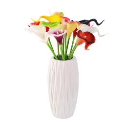 Flores Artificiais para Decoração De Casamento, Mini Calla Lily, Toque Real, Fontes De Festa, PU, 10 Cores, Nova Chegada, 1 Pc - Image 4