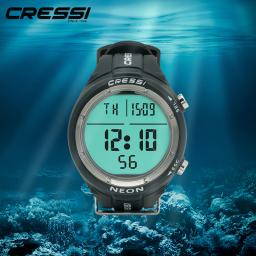 Cressi Neon Diving Computer Watch Quatro modos operacionais com uma interface simples Equipamento de mergulho livre criado na Itália - Image 1