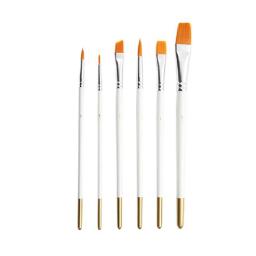 Artista Pincéis de Pintura Set para Crianças, Óleo Acrílico Aquarela Caneta, Arte Profissional Artesanato Suprimentos, 6Pcs - Image 2