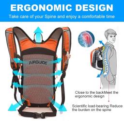Mochila Ultraleve para Esportes ao Ar Livre, Escalada, Caminhada, Corrida, Ciclismo, Hidratação, Impermeável, 18L - Image 5