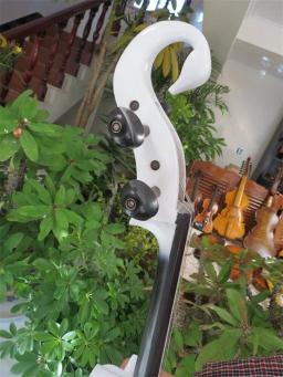 Música marca branco cor 4/4 violoncelo elétrico, e-violoncelo com pescoço de cisne bom som - Image 6