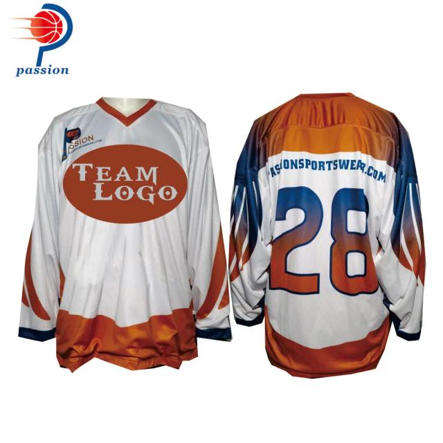 Camisa Personalizada de Hockey no Gelo nº 28