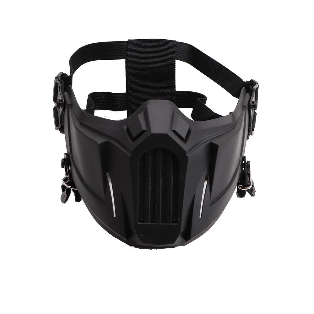 Máscaras faciais táticas de paintball para adultos e crianças, respirador, máscara, proteção, militar, airsoft, cosplay, tiro, caça - Image 1