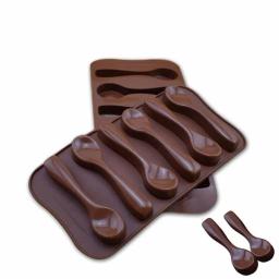 Molde de silicone em forma de colher 3d, forma de doce de chocolate, fondant, bolo artesanal, confeitaria, cozinha, decoração de bolos, sobremesa - Image 4