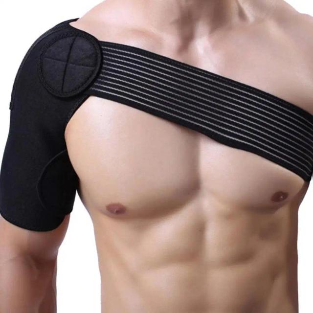 Faixa Ajustável para Suporte e Proteção de Ombro durante Atividades Esportivas