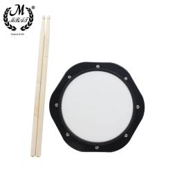 M mbat 10 polegadas peças de prática tambor mudo se encaixa jazz bateria exercício abs almofada e saco treinamento instrumentos percussão montagem - Image 3