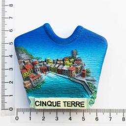 Italiano Cinque Terre Lembranças Turísticas Frigorífico Ímãs, Magnetic Frigorífico Adesivos, Home Kitchen Decoração Presentes - Image 3