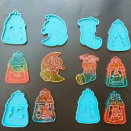 Resina epóxi de cristal, molde de silicone artesanal para criar jóias, artesanato diy, pingente de árvore de natal - Image 6