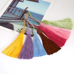 Borla De Seda Do Poliéster Para Artesanato, Bola Parafuso, Artesanato De Franja, Jóias DIY, Costura, Pingente De Roupas, Acessórios De Decoração, 10Pcs - Image 2
