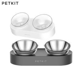 Petkit pet tigela para xiaomi casa inteligente abastecimento comida do cão pratos ajustável duplo alimentador tigelas copo de água gato tigelas beber tigela - Image 6