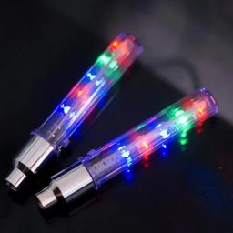Tampas de raio de bicicleta com 5 leds e 8 modos, 2 peças, válvula de pneu, luz de led, acessórios para bicicleta, lanterna para ciclismo - Image 3