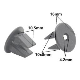 Tamanho Escolhas múltiplas 50Pcs Carro Plástico Fixo Retainer Porca Parafuso Grommet Clips Fastener - Image 5