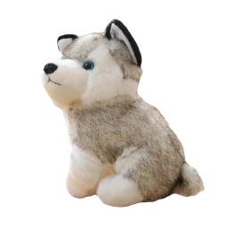 Simulação bonito husky cão brinquedo de pelúcia filhote de cachorro animais de pelúcia crianças meninos meninas boneca macio-kawaii lobo animal de estimação boneca bonito brinquedos para crianças - Image 3
