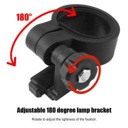 Boruit-levou luz traseira para mountain bike, luz de segurança, aviso, lâmpada vermelha, noite equitação acessórios - Image 3