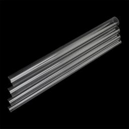 Tubo acrílico para irrigação de aquário, tubo de vidro orgânico transparente com 20/25/32/40mm para tanque de peixes, comprimento de 48 ~ 50cm e 10 peças - Image 3