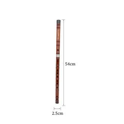 Chave de flauta amargo bambu dizi tradicional chinês, instrumento de madeira artesanal com bolsa de armazenamento com nó chinês - Image 2