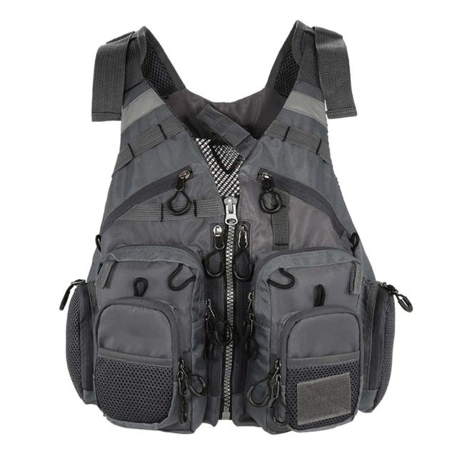 Jaqueta Lixada Outdoor para Pesca e Natação, Colete Flutuante com Segurança para Até 209 lb