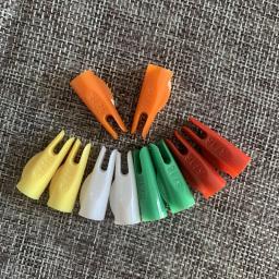 100 pçs tiro com arco seta nock 5/16 od 8mm apto para diâmetro 7mm seta de madeira eixo seta de bambu ao ar livre tiro acessórios - Image 1
