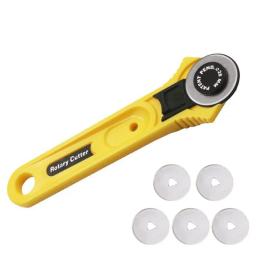 Patchwork Roller Wheel Knife, Faca De Corte De Pano, Artesanato De Tecido De Papel De Couro, Cortador Rotary De Tecido, Acessórios De Costura DIY, 28mm - Image 1