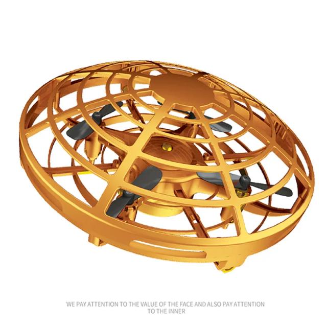 Landzo Drone UFO Helicóptero Infravermelho Indução Manual Quadricóptero para Crianças