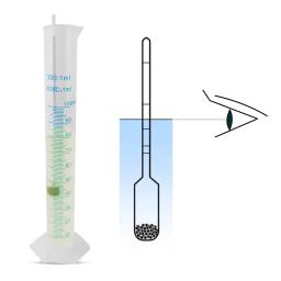 Cilindro de medição de fabricação de cerveja caseira, cilindro de 100ml graduação alimentar, garrafa de medição de plástico para produção de vinho, florescimento moonshine - Image 2