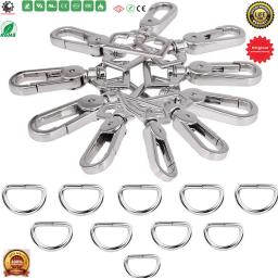 Clipes de fechos de lagosta, fivelas deslizantes, anel para bolsa de gato, coleira, acessórios diy, trela de cão, hardware, chaveiro artesanal sewin - Image 1