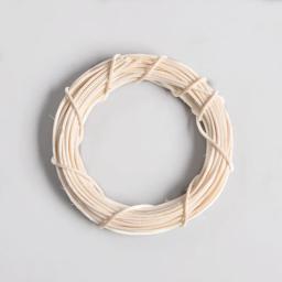 Anel de vime branco com guirlanda artificial, moldura de flores secas para o Natal, casa de Páscoa, decoração do casamento, coroas florais DIY, 8-25cm - Image 6