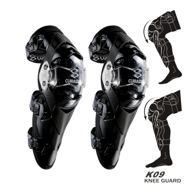 Joelheiras e Protetores de Cotovelo Espessados para Motocicleta - Equipamento de Proteção Motocross, 2 Peças