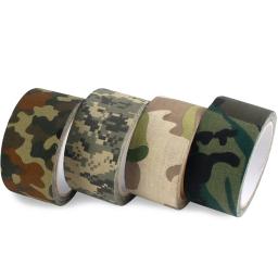 Tecido camuflagem tático, fita auto-adesiva para rifle, acessórios de decoração arma, camo, impermeável, diy - Image 1
