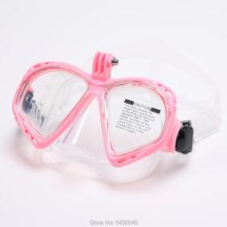 Joymaysun profissional câmera subaquática máscaras de mergulho óculos de natação snorkel equipamento de mergulho titular da câmera para go pro - Image 6