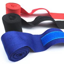 Faixa de pulso de algodão 2.5m, faixa esportiva para boxe, chute, faixa de mão, proteção para as mãos, mma, taekwondo, 1 peça - Image 1