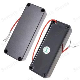 Conjunto com 2 peças de acessórios para guitarra, captadores de guitarra fina, selada e preta, 5 cordas, baixo - Image 2
