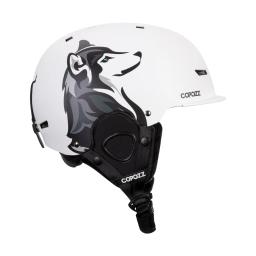Copozz novo capacete de esqui dos desenhos animados meio coberto anti-impacto capacete de segurança ciclismo esqui snowboard capacete esportivo para adultos e crianças - Image 4