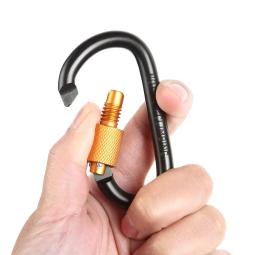 Mosquetão Escalada Travel Kit, Camping Equipment, Alloy Aluminum, Survival Gear, Camp, Montanhismo Gancho, ao ar livre, 6pcs - Image 4
