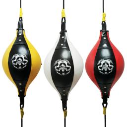 Saco de pancada inflável para treino de muay thai, ponta dupla, esfera de velocidade, couro pu, treinamento de muay thai, musculação interna, saco de areia - Image 2