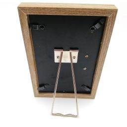 2 pçs metal ferro imagem moldura de foto arte trabalho exibição cavalete placa traseira suporte pedestal suporte prop up suporte - Image 2