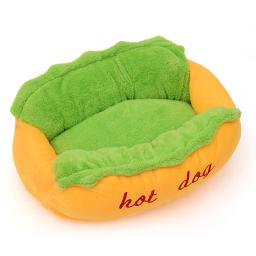 Novo engraçado cama de cachorro quente espreguiçadeira para animais de estimação casa moda sofá almofada suprimentos filhote de cachorro gato quente macio dormir esteira aconchegante cães ninho canil - Image 4