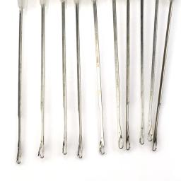 10 pçs plástico tricô agulhas pontos tecer artesanato crochê gancho conjunto plástico crochê agulhas costura tricô ferramentas - Image 6