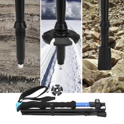 Bastão de caminhada extensível, antichoque, ultraleve, dobrável, acessório para esportes ao ar livre - Image 3
