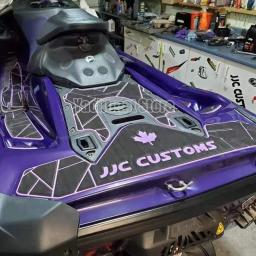 Personalizado Jet Ski EVA Espuma Mat, Faux Teak, Anti Skid Pad para Seadoo Gtx limitado, 2021 - Image 2