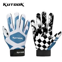 KUTOOK-Luvas antiderrapantes para goleiro, futebol americano, luvas de rugby, proteção palm pad, luvas de futebol, dedo cheio, luvas de beisebol - Image 1