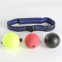 Boxe soco bola pontapé boxe reflex bola cabeça banda luta velocidade formação muay tai mma equipamentos de exercício acessórios - Image 3