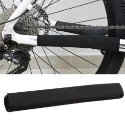 Ultraleve Proteção Quadro Bicicleta, MTB Protector, Guarda Cadeia, Garfo Traseiro, Ciclismo Tampa Cadeia, Preto, 1PC - Image 1