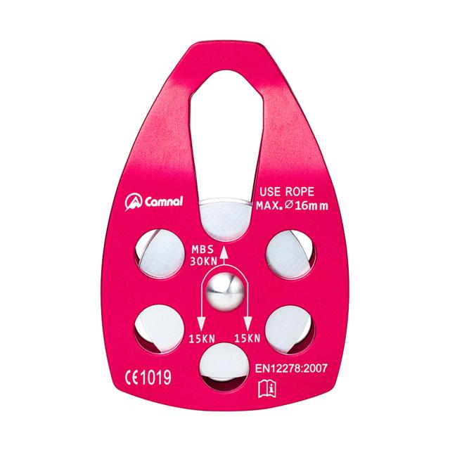 Polia de Corda de Escalada 30KN Certificada CE para Alpinismo e Rigging