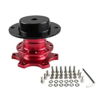 Kit Liberação Rápida Volante Alumínio Aeronáutico Universal 6 Furos